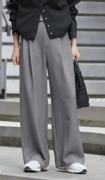 저널 스탠다드 리룸 LANATEC 와이드 트라우저 그레이