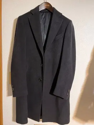 라르디니 체스터 코트 네이비