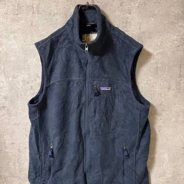 파타고니아 patagonia 베스트 플리스 신틸라 기업 자수 네이비