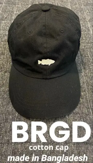 BRGD 캡 블랙 버스 원포인트 자수 블랙 방글라데시 제