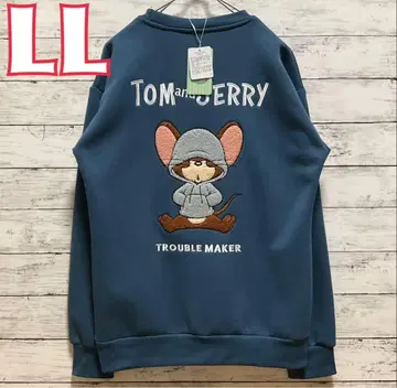 톰과 제리 남성용 LL 속기모 긴팔 트레이닝복 사가라 타피