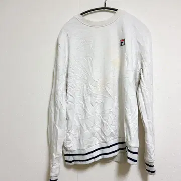 FILA 화이트 긴팔 트레이닝복 [ M ] 화이트 휠라