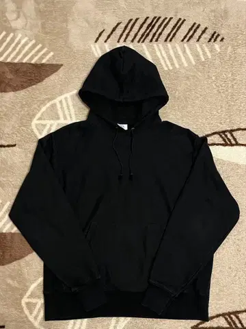 챔피온 리버스 위브 후드티 파랑 택 블랙