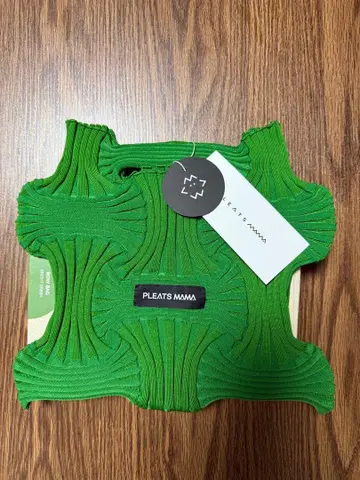 플리츠 마마 보우백 라이트 그린 그린