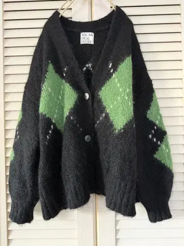 MICA&DEAL 빅 아가일 가디건