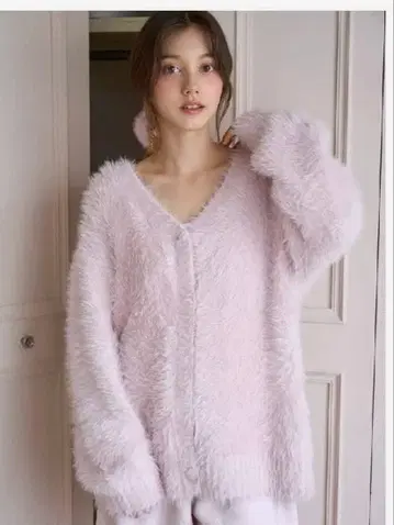 젤라또피케 토끼 모코 가디건 핑크