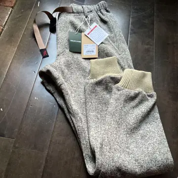 그라미치 본딩 니트 플리스 내로우 리브 팬츠 XS