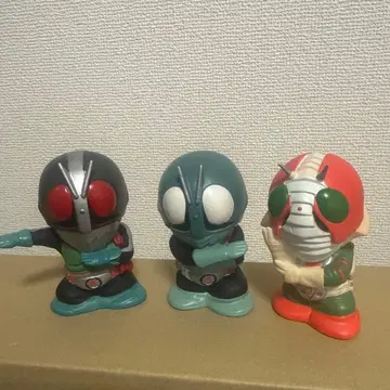 가면라이더 저금통 3체 세트