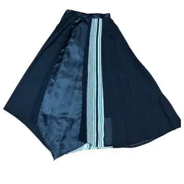 HARE 플레어 스커트 비대칭 블랙 사이즈 F