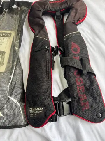 마루큐 ECOGEAR 라이프 재킷 (벚꽃 마크 포함) 자동 팽창식