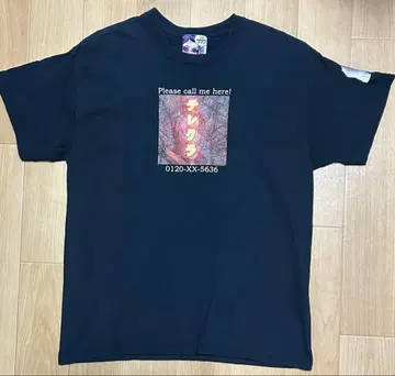 그래픽 프린트 T셔츠 네이비