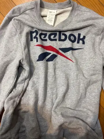 Reebok 그레이 맨투맨 L
