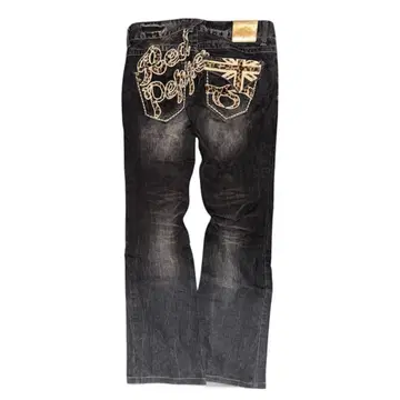 RED PEPPER 로우라이즈 플레어 데님 레오파드 무늬 레오파드 Y2K