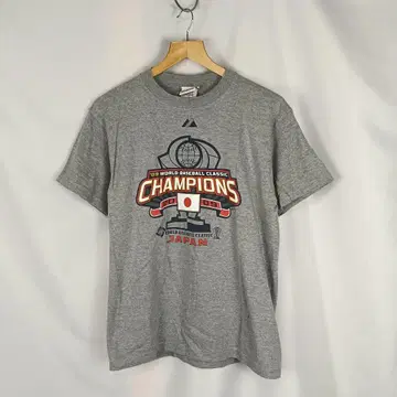 Majestic T셔츠 M 2009년 WBC 우승 기념 그레이 B4008