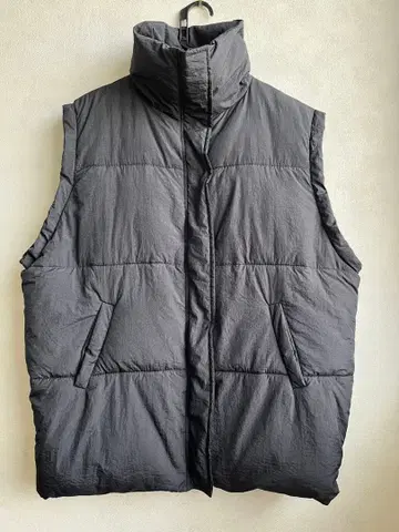 hellam 헤람 충전솜 볼륨 다운 베스트 블랙