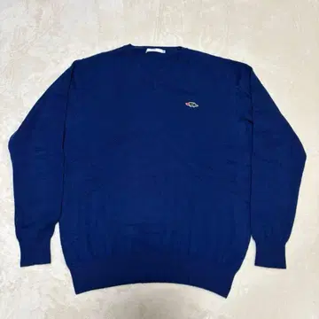 러프앤스웰 블루 네이비 V넥 스웨터 XL