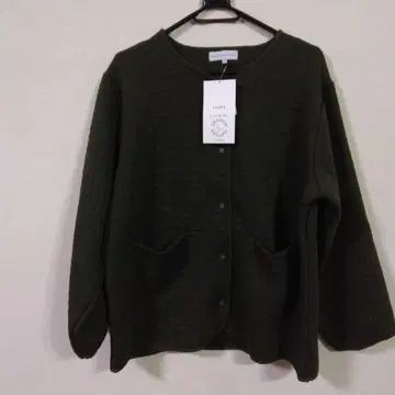 택 포함 새상품 여성 퀼팅 자켓 LL 다크 그린