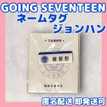 [새상품] GOING SEVENTEEN 고세 명찰 네임택 마그넷 정한