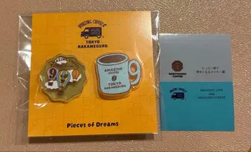 Amazing Coffee 아메이징 커피 핀 배지와 스티커
