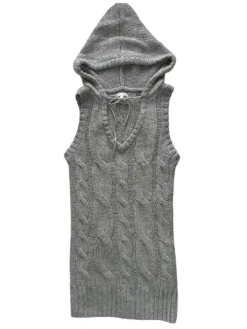 conquest 컨퀘스트 후드 부착 니트 38