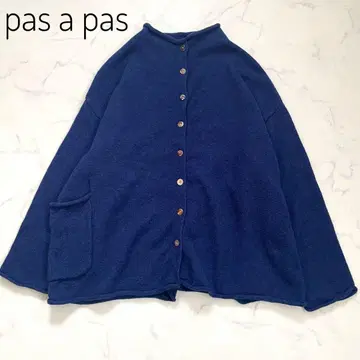 컨디션 최상 파스아파스 램스울 고급 가디건 니트 풀오버