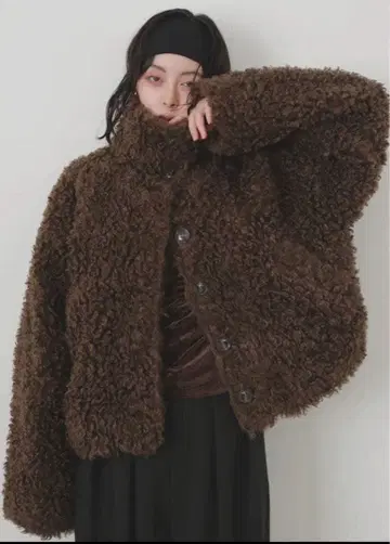 푸들 퍼 블루종 스탠드 블루종 자켓/hellam 같은 형태