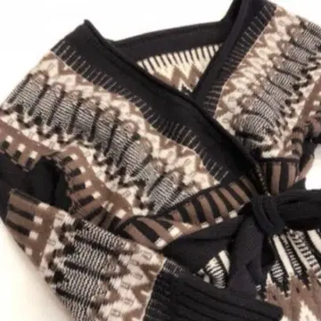 currentage 자카드 니트