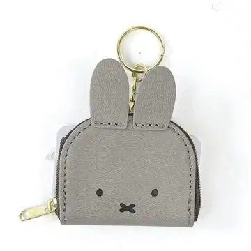 미피 액세서리 케이스 그레이 파우치 페이스 코인 케이스