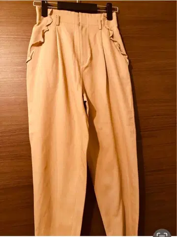 leur logette 룰르로제트 프릴 포켓 팬츠 핑크