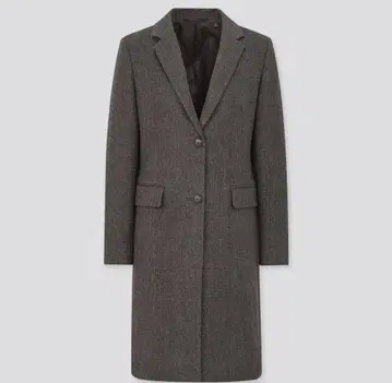 울 캐시미어 체스터 코트 L