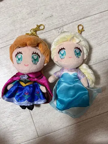 TINY 봉제 인형 키링 겨울왕국 안나 엘사