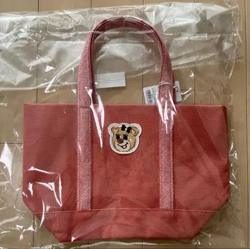 [ 새상품 ] 러브러리 바이 페이 올드 테디 걸 와펜 토트백