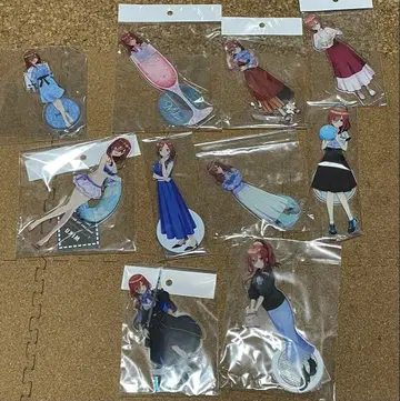 낱개 판매 가능 5등분의 신부 미쿠 아크릴 스탠드 모음 세트