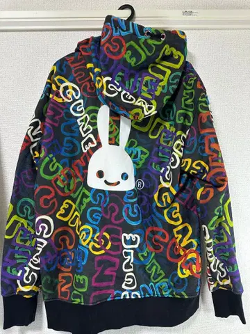 CUNE 컬러풀 로고 후드티 사이즈 3