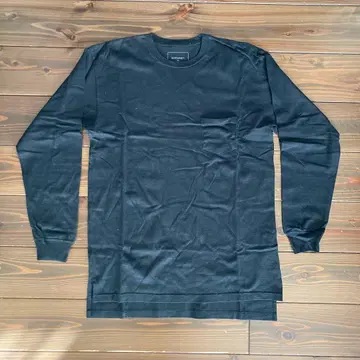 SOPHNET 무지 긴팔 티셔츠 블랙