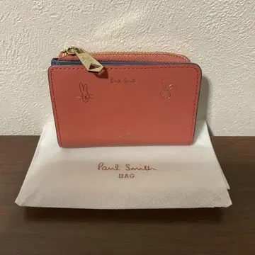 개점 세일 미사용품 새상품급 폴스미스 가죽 로고 엠보싱 키케이스