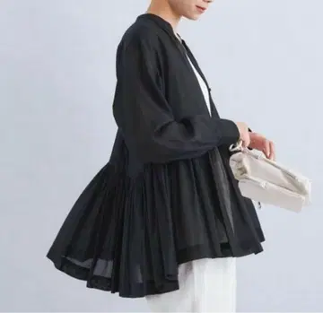 그린 레이블 릴랙싱 결론 시리즈 전방위 룩 블라우스 블랙