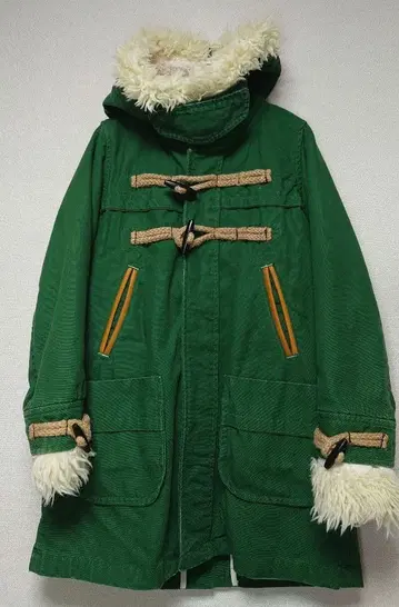 RNA N 2WAY 보아 라이너 더플 코트 M 그린