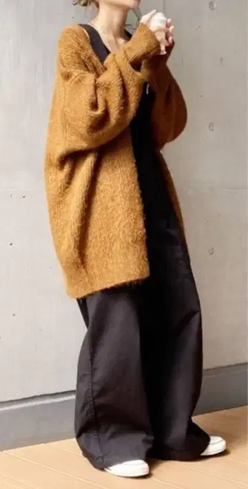 ungrid 미들 기장 니트 가디건 FREE