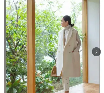 BLUELEA 꽃무늬 트위드 팬츠 아이보리 36