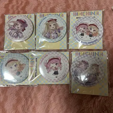 HIMEHINA 신작 캔뱃지 전 6종 컴프 라운드 원 한정판 히메히나