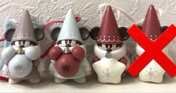 디즈니 크리스마스 릴린린 캡슐 토이 3개 세트