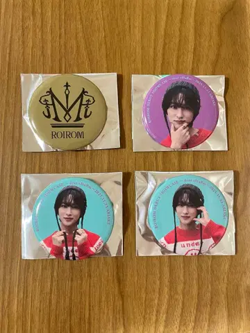 ROIROM 혼다 타무 캔뱃지 4개 세트