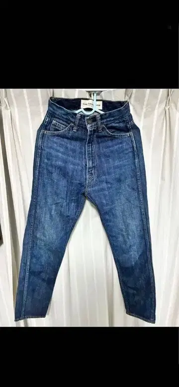 새상품급 THE SHINZONE 캐럿 데님 팬츠 사이즈 34