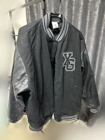 X-girl 바시티 자켓 칼리지 로고 스타디움 점퍼