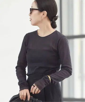 Plage Mesh Sheer 롱T