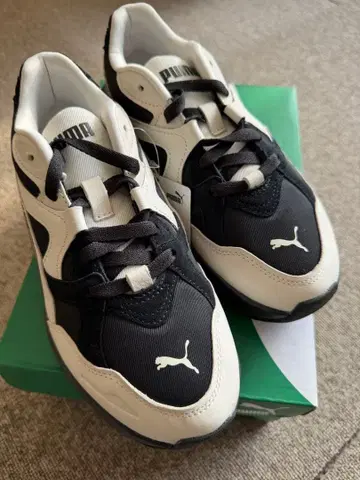 PUMA 스니커즈 화이트/블랙