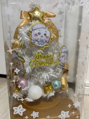 미개봉 새상품 치이카와 (먼작귀) 크리스마스 트리 화이트 토끼 하치와레