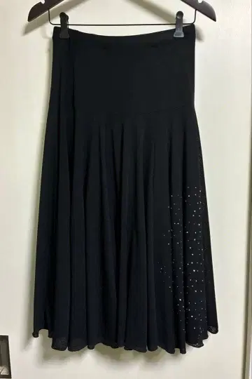 하자품 prima boutique 플레어 스커트 사교댄스 시스루