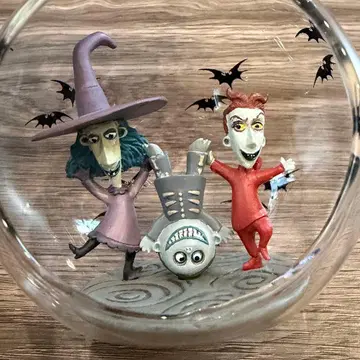 나이트메어 비포 크리스마스 락 쇼크 배럴 유리 오너먼트